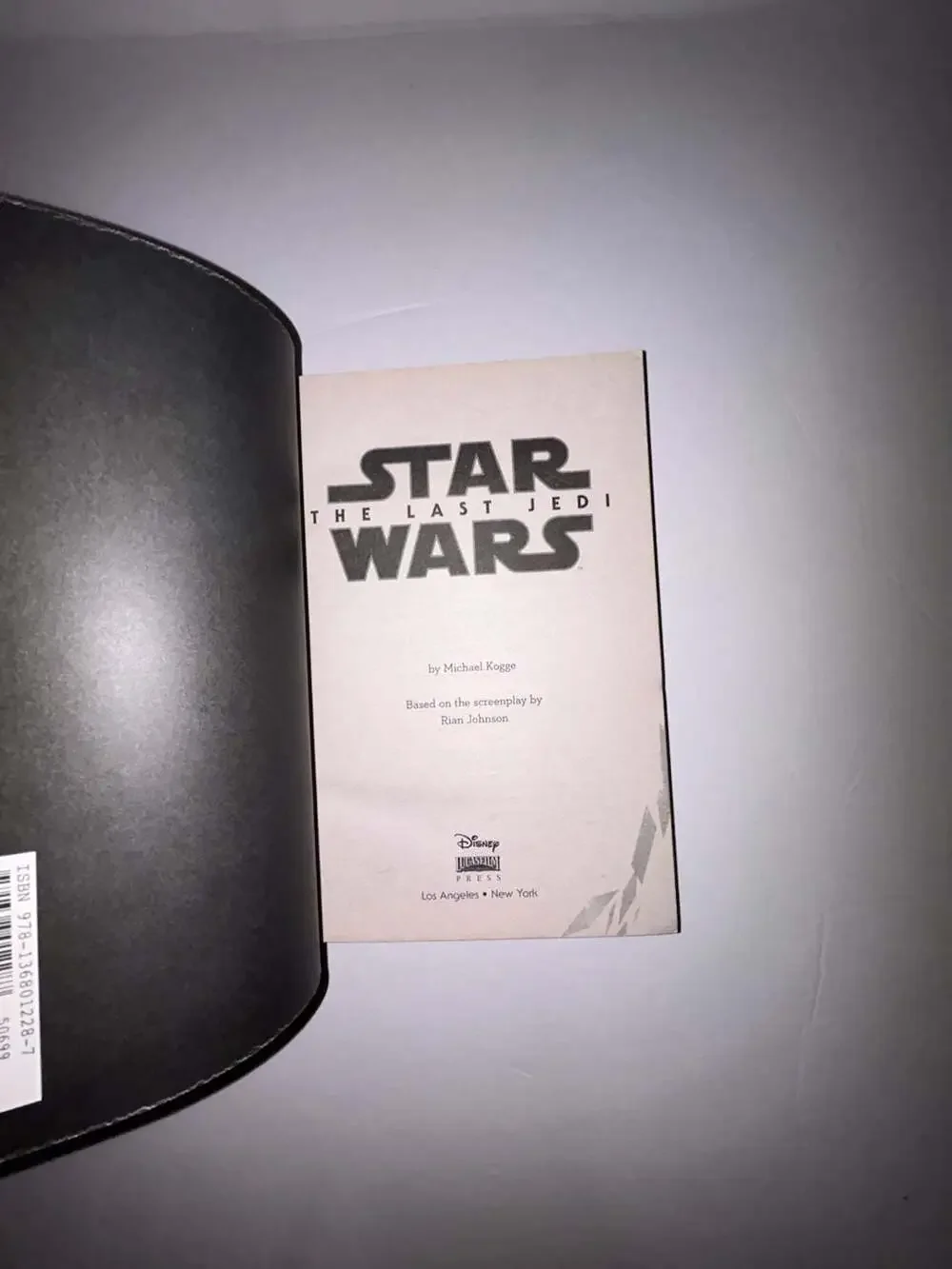 Star Wars: The Last Jedi Junior Novel by Michael Kogge